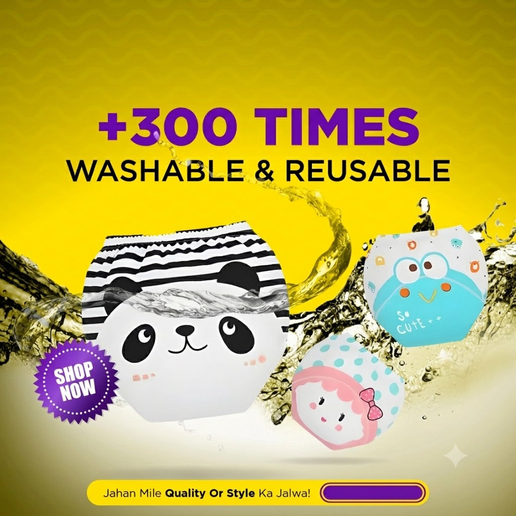 Kids Reusable Baby Diaper-Washable