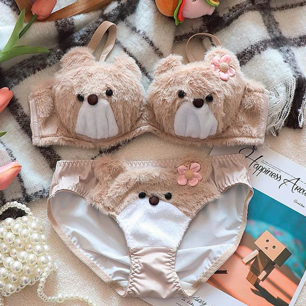 Bear bra set - bra & underwear set imported