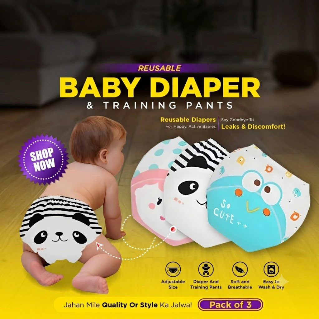 Kids Reusable Baby Diaper-Washable