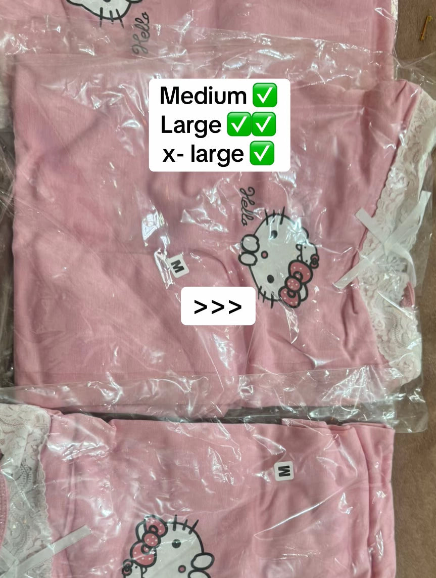 pink kitten nighty